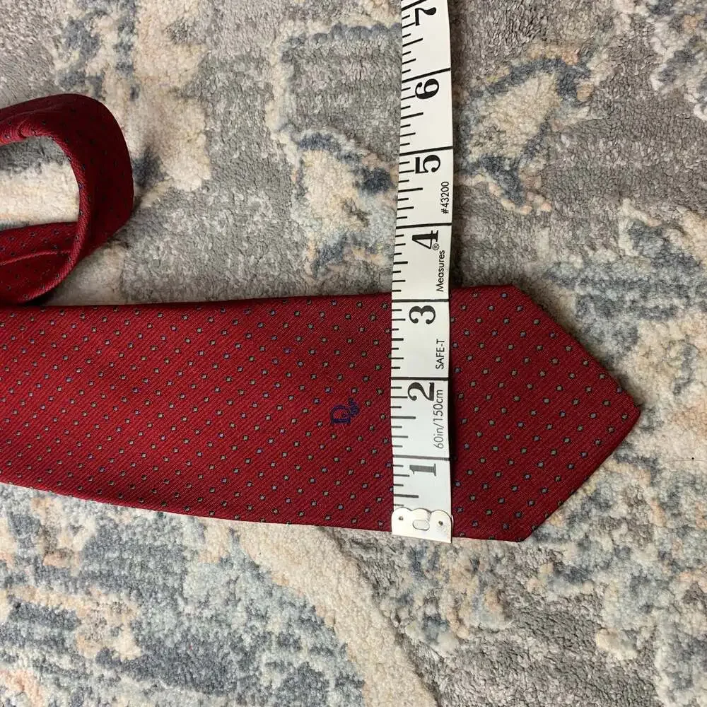 Vintage Dior Christian Dior Skinny Tie Men's - Picture 3 of 4
